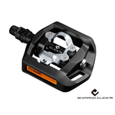 Shimano Pedal PD-T421 SPD Flat Click’r Pedal Set Black