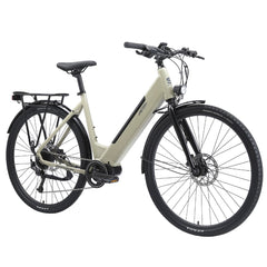 Shogun eMetro + Step Through Hybrid e-Bike Sandstone