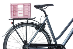 Basil Bicycle Crate Recycled Blossom Pink 17.5 LT Small