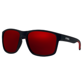 Cykal Pursuit Sunglasses -Matte Black / Red Flash Polarised Lens