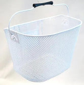 *CLOSEOUT* BPW Basket Front White Mesh Quick Release 8827