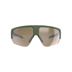 Matt Olive Green/ Amber Flash Mirror