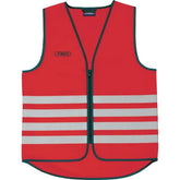 Abus Lumino Reflex Day Reflective Safety Vest Red