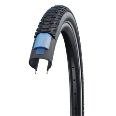 Schwalbe Marathon E-Plus Smart DualGuard Reflective Tyre