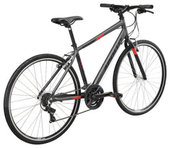 Apollo Trace 10 Mens Flat Bar Bike Matte Charcoal and Red