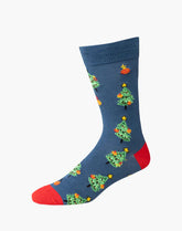 *CLOSEOUT* Bamboozld Mens Chrissy Tree Bamboo Socks 7-11