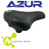 Azur Pro Range - Kappa Memory Foam Bike Saddle / Seat