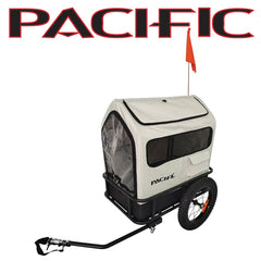 Pacific Cargo Trailer and Dog Hut White