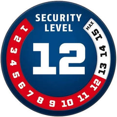 Abus 420K Ultimate U-Bolt Lock with Cobra Cable 140mm 230mm Red