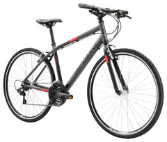 Apollo Trace 10 Mens Flat Bar Bike Matte Charcoal and Red