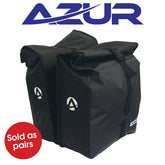 Azur Metro Pannier Bags Black Set of 2