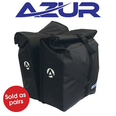 Azur Metro Pannier Bags Black Set of 2