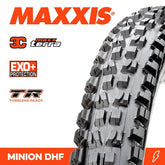 Maxxis Minion DHF Folding Tyre 29 X 2.60 3C Terra Exo+ TR 60TPI E-25