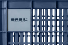 Basil Bicycle Crate Recycled Bluestone Blue
