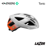 Lazer Tonic Kineticore Bike Bicycle Helmet White and Orange