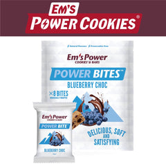 Ems Power Bites Blueberry 240g 8 Pack