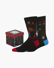 Bamboozld Mens Arcade 2pk Gift Box Bamboo Socks 7-11