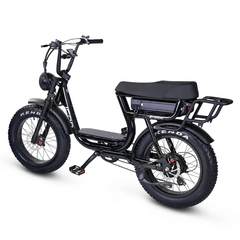XDS ICON E-Vibe Beach Electric Cruiser Bike Galaxy Black