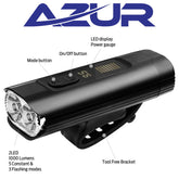Azur Crux USB 1000 Lumens with Power Bank Bike Light