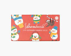 *CLOSEOUT* Bamboozld Mens Slow Hoho 2pk Gift Box Bamboo Socks 7-11