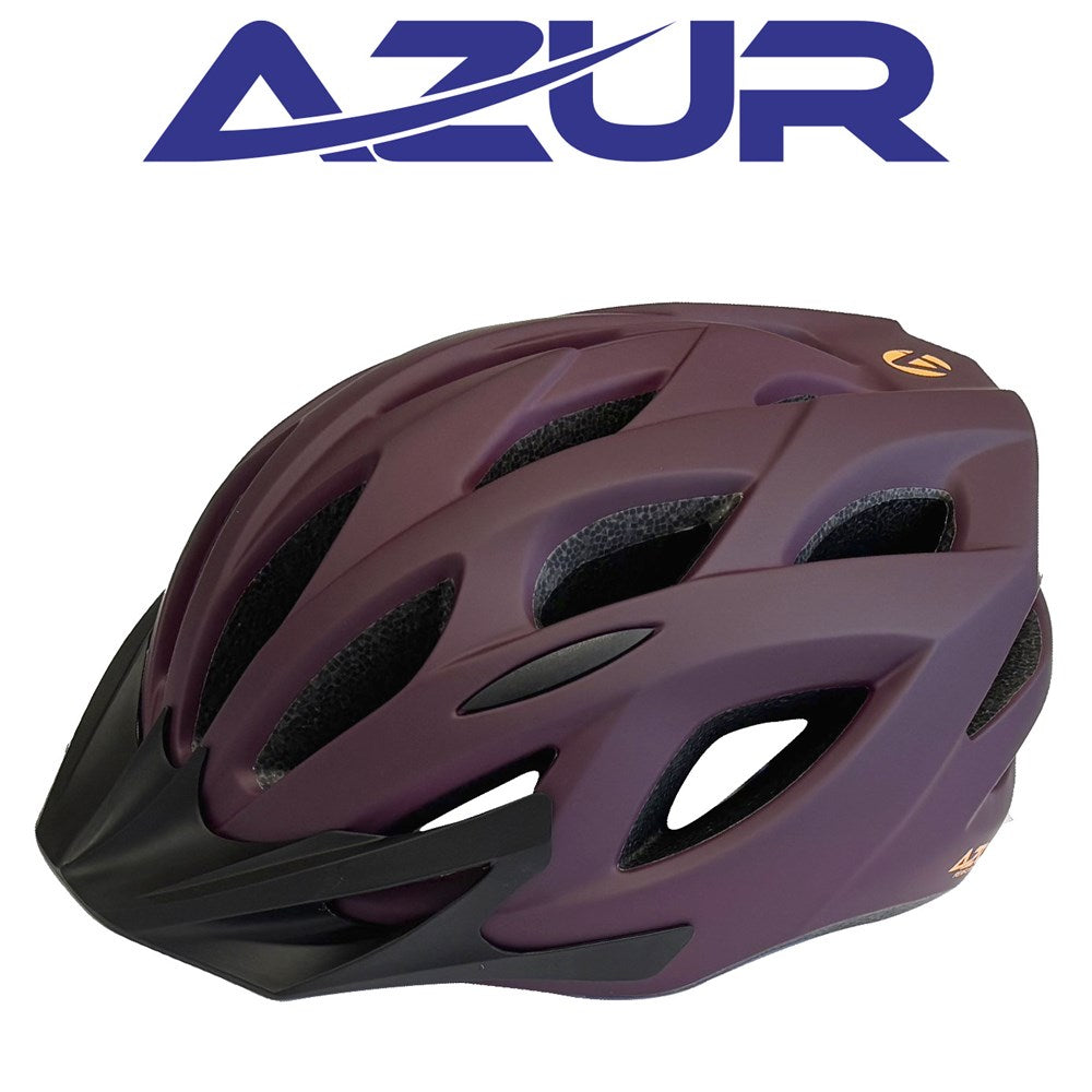 azur bike helmet L61 Plum 55-59CM Medium/large Ray's Bicycles Brunswick Azur Cars Kids Bike Helmet
