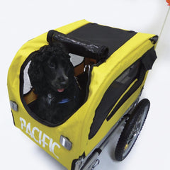 Pacific Pet Trailer Carrier Small Yellow