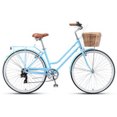 XDS Marilyn Retro Ladies Bike 7 Speed Pale Blue
