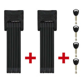 Abus Bordo 6000 KA Keyed Alike Folding Bike Lock Twinset 90CM