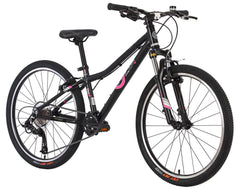 Byk E-540x9 MTBG Girls Mountain Bike Black Neon Pink