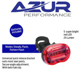 Azur Blaze Battery Rear Bike Light