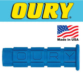Oury Single Compound Handlebar Grips Pair Blue