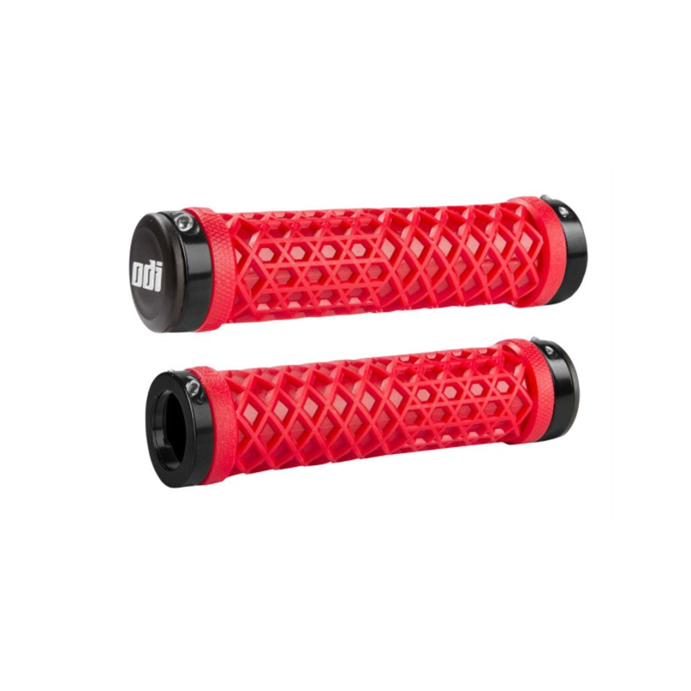Odi MTB BMX Vans Lock-On Grips Red Black