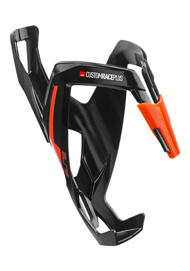 Elite Custom Race  Plus Bottle Cage Black Glossy Orange