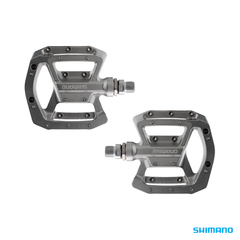 *CLOSEOUT* Shimano PD-GR500 Flat Platform Pedals Trail / All Mountain Silver