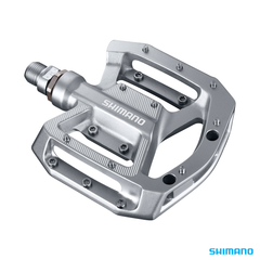*CLOSEOUT* Shimano PD-GR500 Flat Platform Pedals Trail / All Mountain Silver