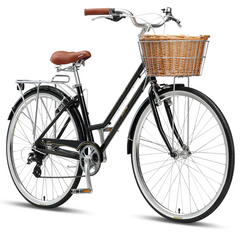 XDS Loretta Womens Retro Step Through Bike Black