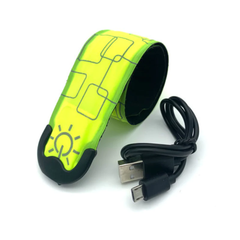 Monkeysee LED Rechargable Light Slap Band Yellow