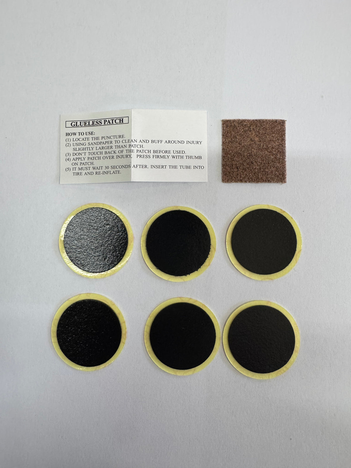 Glueless Patches 6 Pack 25mm Round