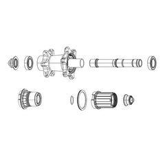 WHEEL AXLE - FRONT - ZM1 3ZERO