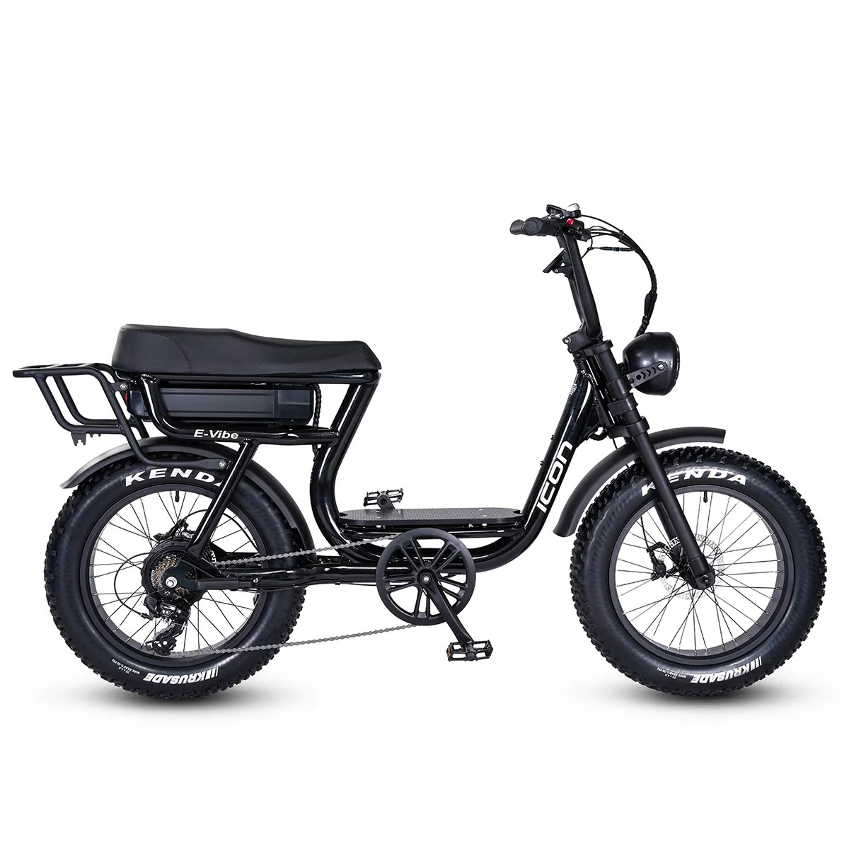 XDS ICON E-Vibe Beach Electric Cruiser Bike Galaxy Black