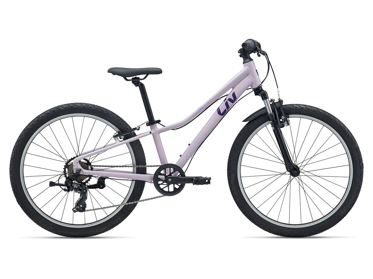 Liv Tempt 24 Disc Kids Mountain Bike Misty Lilac