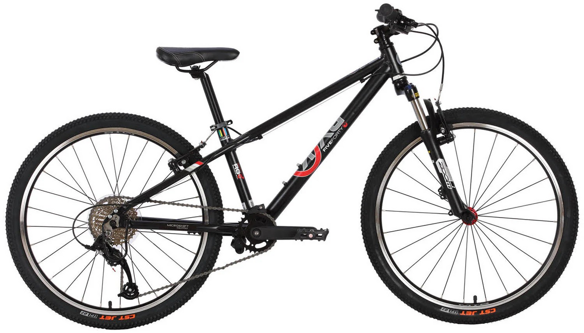 ByK E-540x9 MTB Kids Mountain Bike Black Red