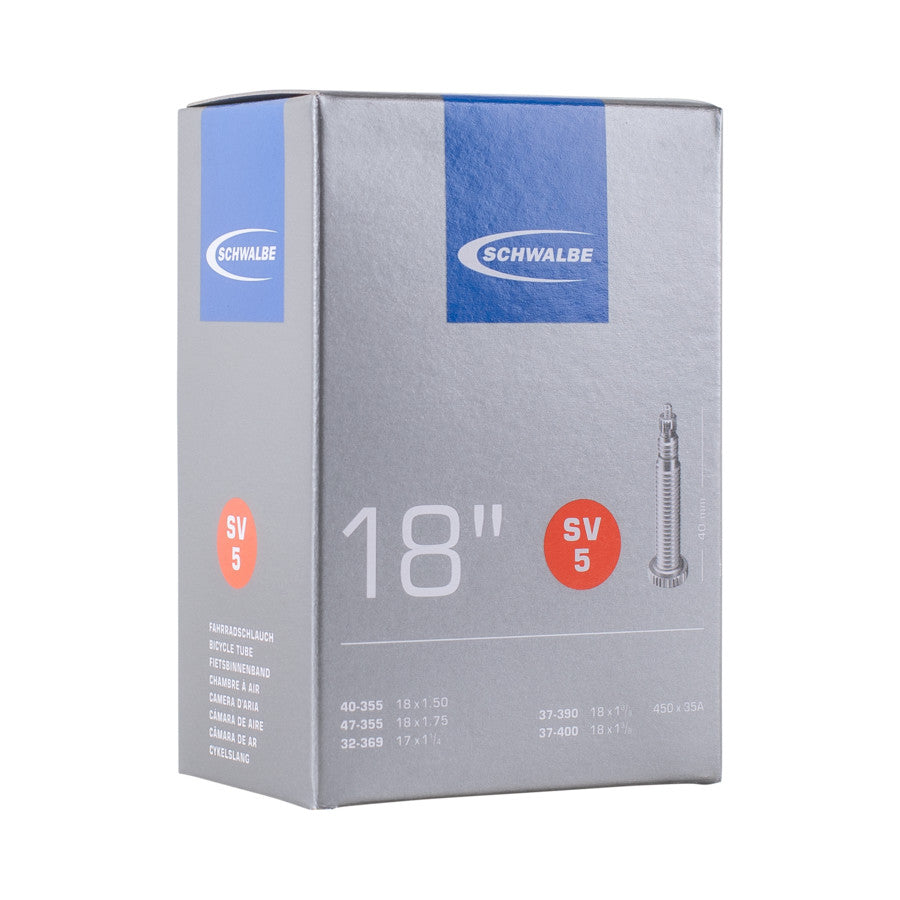 Schwalbe Tube SV5 18" x 1.25-1.9 Presta
