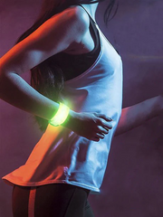 Monkeysee LED Rechargable Light Slap Band Yellow