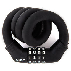 Ulac 1970 Memory Cable Combo Lock 60cm  Black