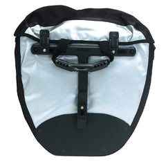 Azur Waterproof Rear 42 LITRE Pannier Bags Silver and Black