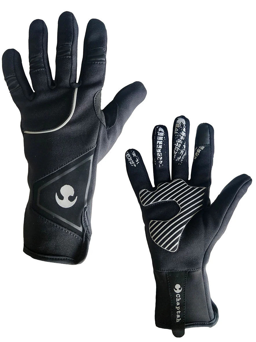 Chaptah Frosty 2 Winter Long Finger Gloves Black