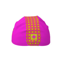 Santini Cycling Cap Tour De France Grand Depart Suisse Stage Neon Pink and Orange