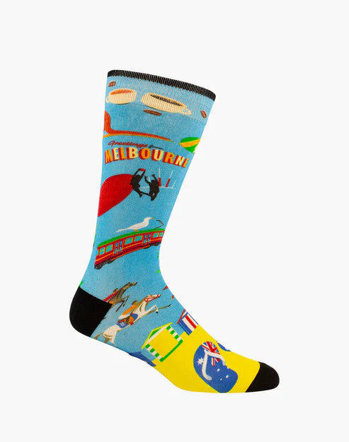 Bamboozld Mens Melbourne Bamboo Sock 7-11
