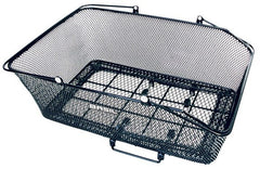 Basil California Clamp-On Rear Basket Black Mesh with Handles
